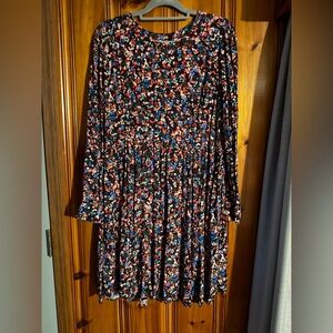 Seraphine Multicolor Maternity/Nursing Floral Dress